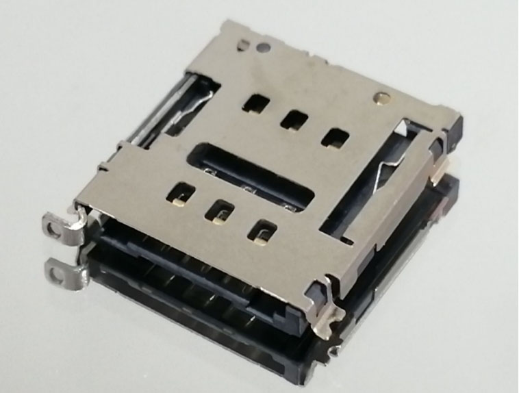 NANO 1. 5H SIM CARD 6P CONN() H=1.50 16.50+13.50+1. 50