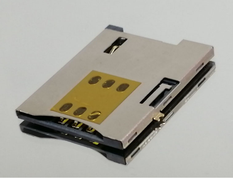 PUSH SIM CARD 6+2 PIN 1.80H PH=1. 27o(w) (NMYLAR) 26.50+19.35+1. 80
